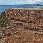 Bunker aus dem spanischen Bürgerkrieg 1936-39 bei Sa Coma