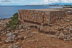 Bunker aus dem spanischen Bürgerkrieg 1936-39 bei Sa Coma