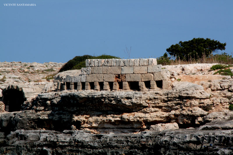 BUNKER EN UNA DE LAS CALAS DE CIUDADELA