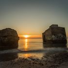 Bunker im Sonnenuntergang 