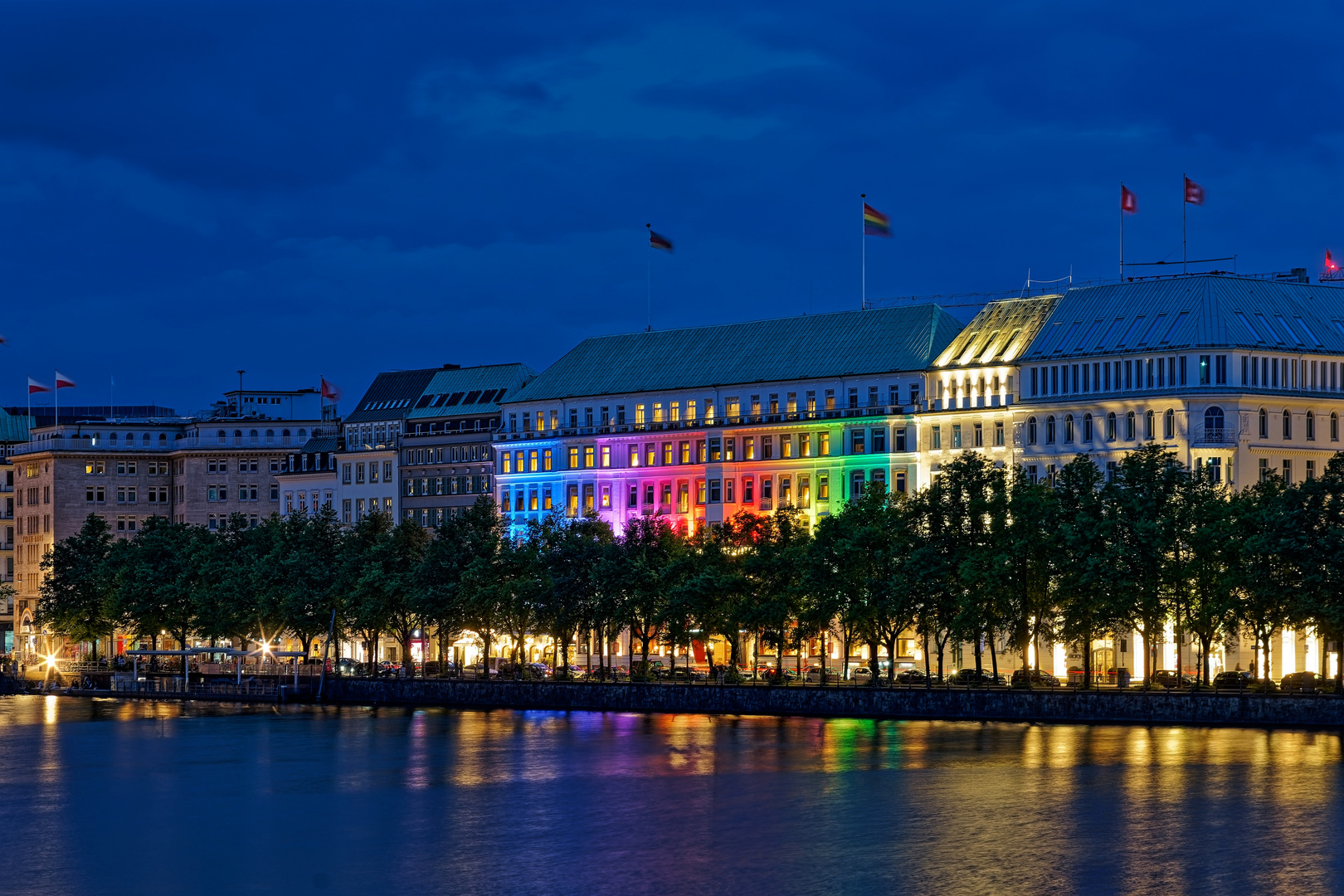 Bunt an der Alster