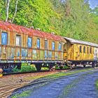 Bunt im Eisenbahnmuseum