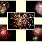 Bunt war das Feuerwerk