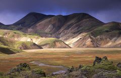 Bunte Berge von Landmannalaugar