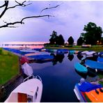 Bunte Boote am Bodensee