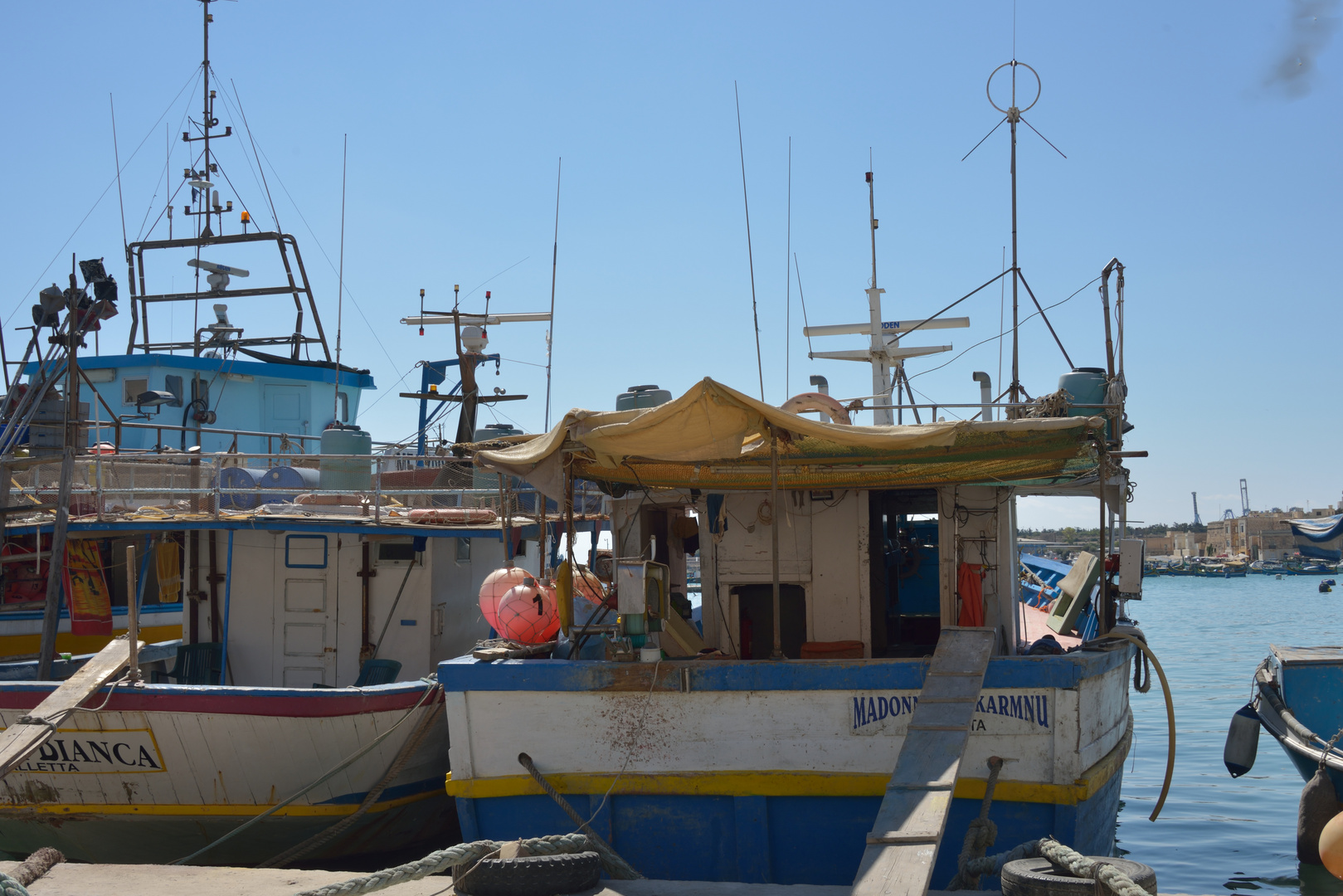 Bunte Boote in Marsaxlokk