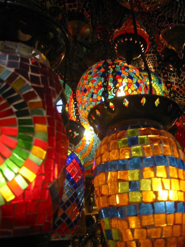 Bunte bunte Lampen