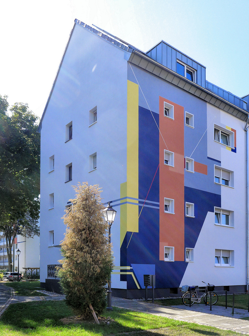 Bunte Fassade