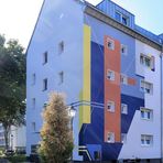 Bunte Fassade