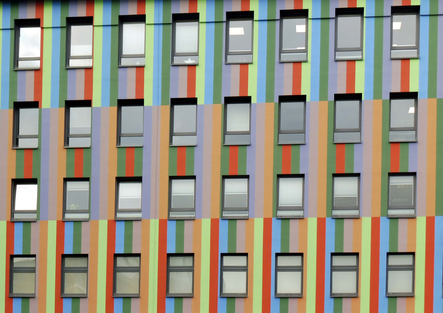 Bunte Fassade