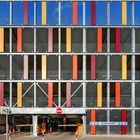 Bunte Fassade Parkhaus, Wiesbaden