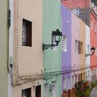 Bunte Gasse in Tazacorte, La Palma