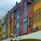 bunte Häuser am alten Hafen von Kopenhagen