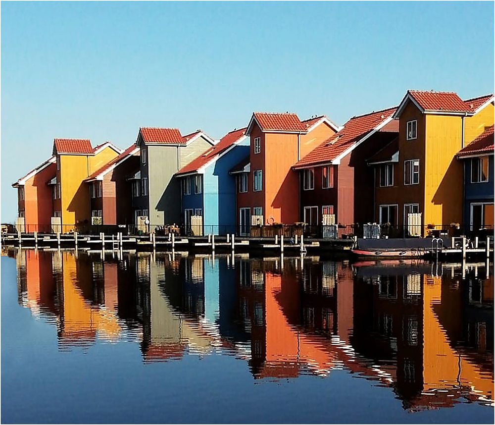 Bunte Häuser in Groningen (NL)