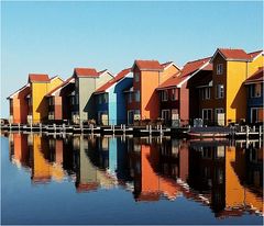 Bunte Häuser in Groningen (NL)