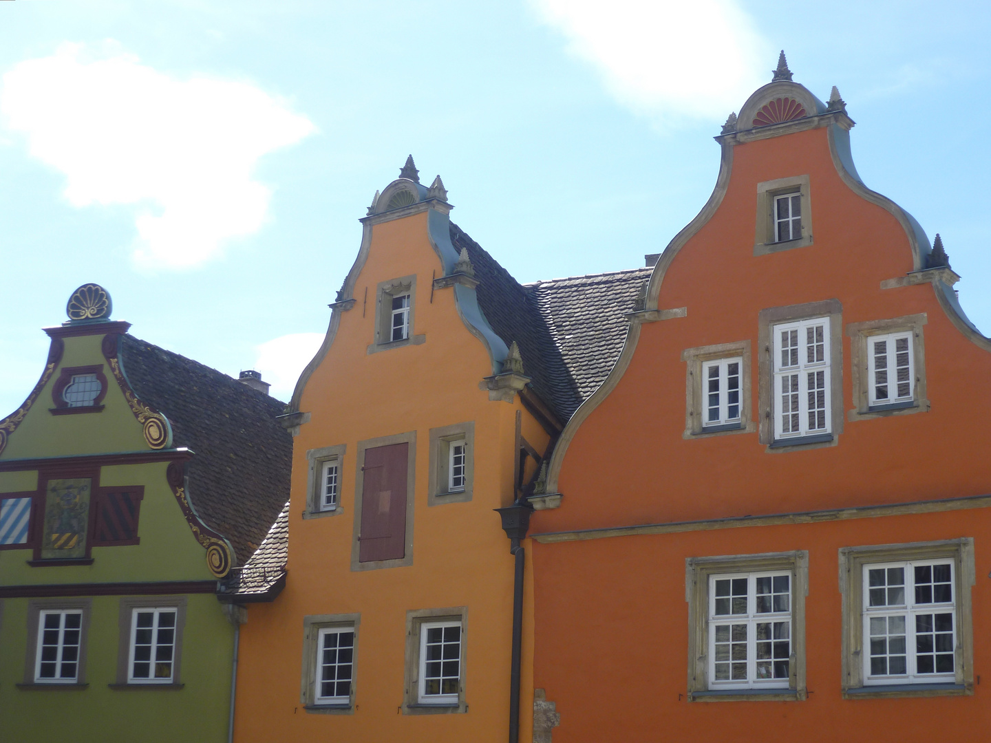 Bunte Häuser in Schwäbisch Hall