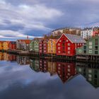 Bunte Häuser in Trondheim 