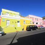 Bunte Häuser von Bo-Kaap in Kapstadt