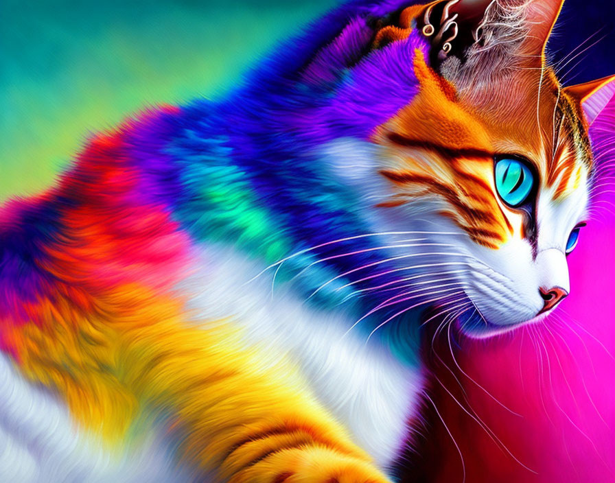 Bunte Katze Bild: A Colorful Masterpiece to Capture the Essence of Your Feline Friend