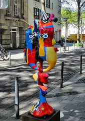 Bunte Kunst in der Kölner City