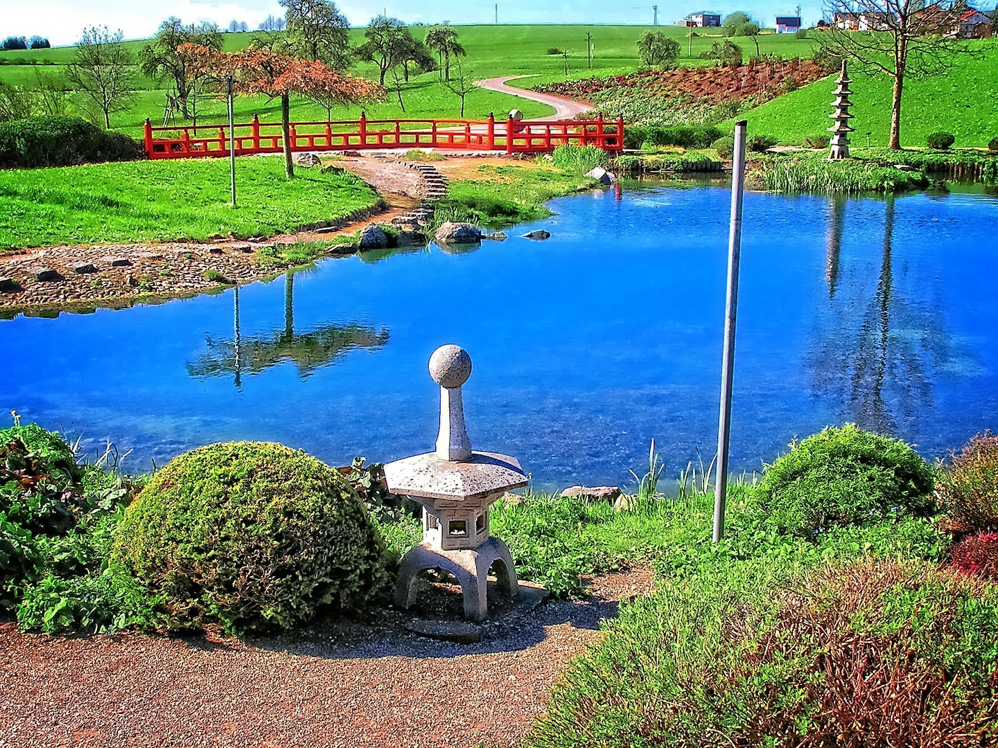 bunte Landschaft Foto & Bild landschaft, garten