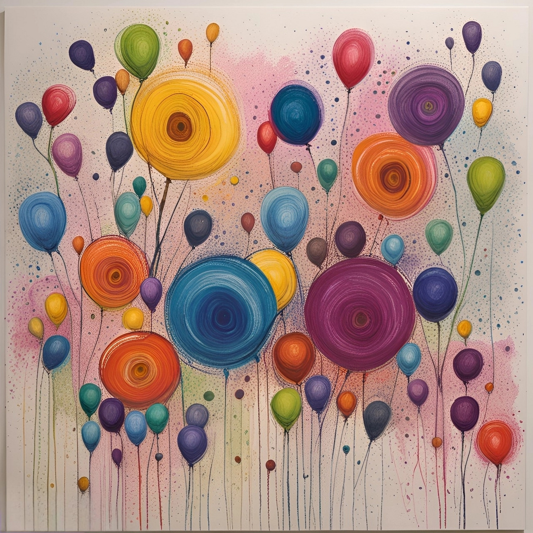 Bunte Luftballons