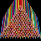 Bunte Pyramide