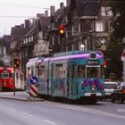 Bunte Straßenbahnen...