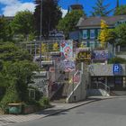 Bunte Treppe an der Kasinostraße