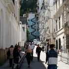 Bunte Treppe im Zentrum von Algier