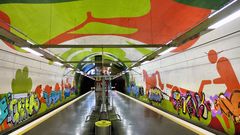 Bunte U-Bahn