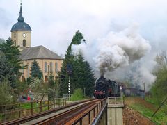 bunte Wäsche im Striegistal