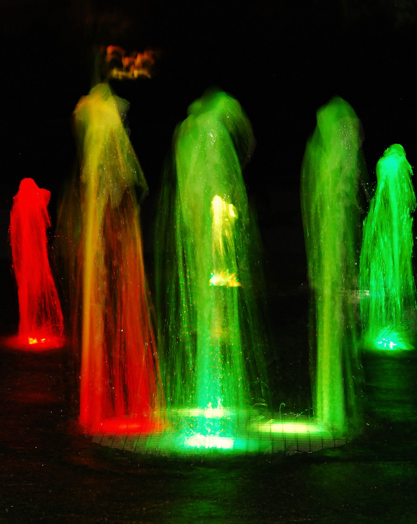 Bunte Wasserspiele