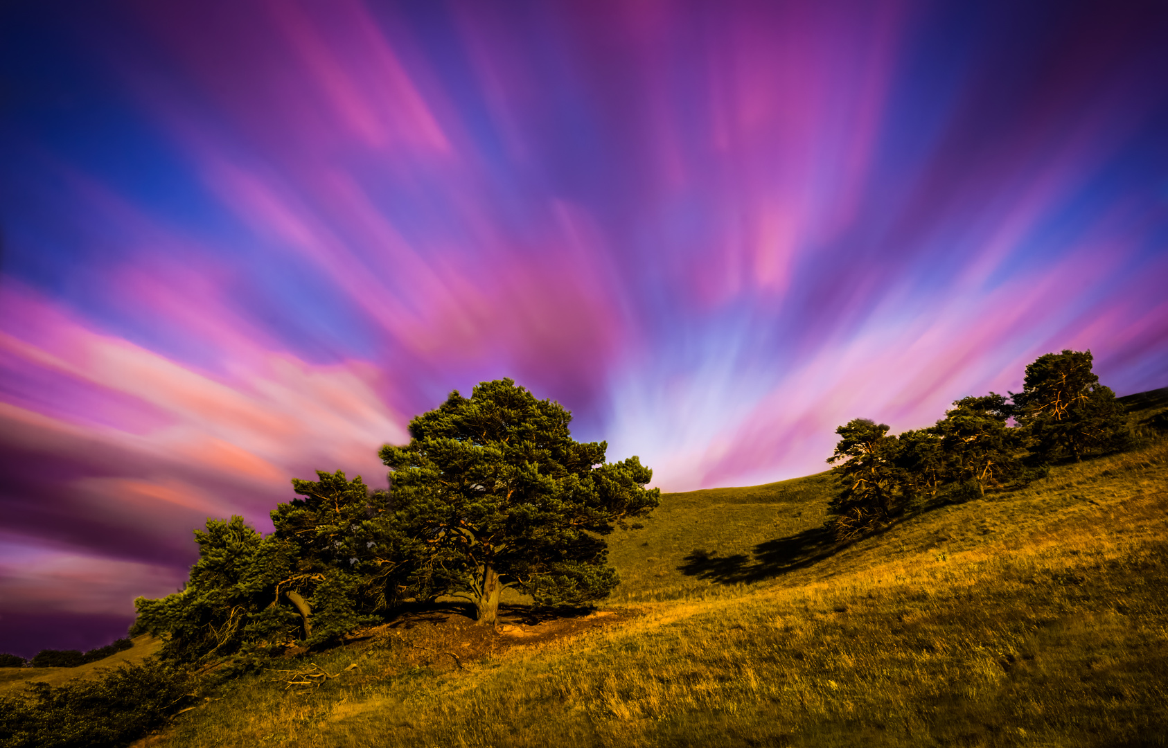 Bunte Wolken