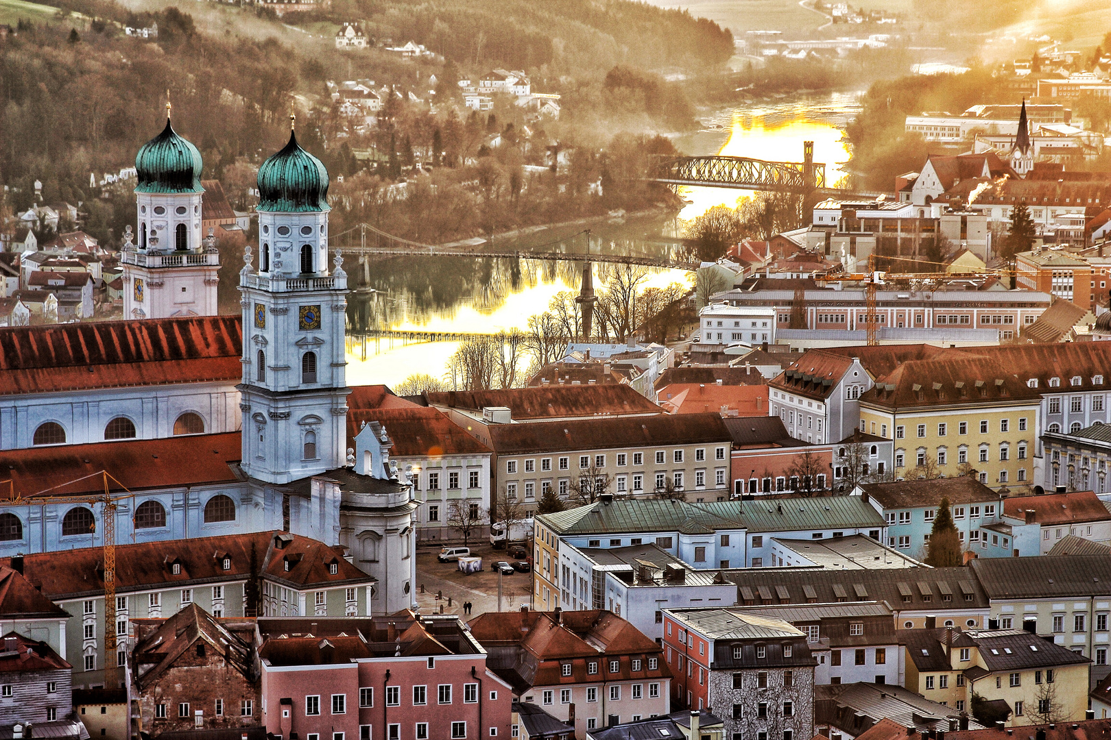 Bunter Blick.  (Passau)