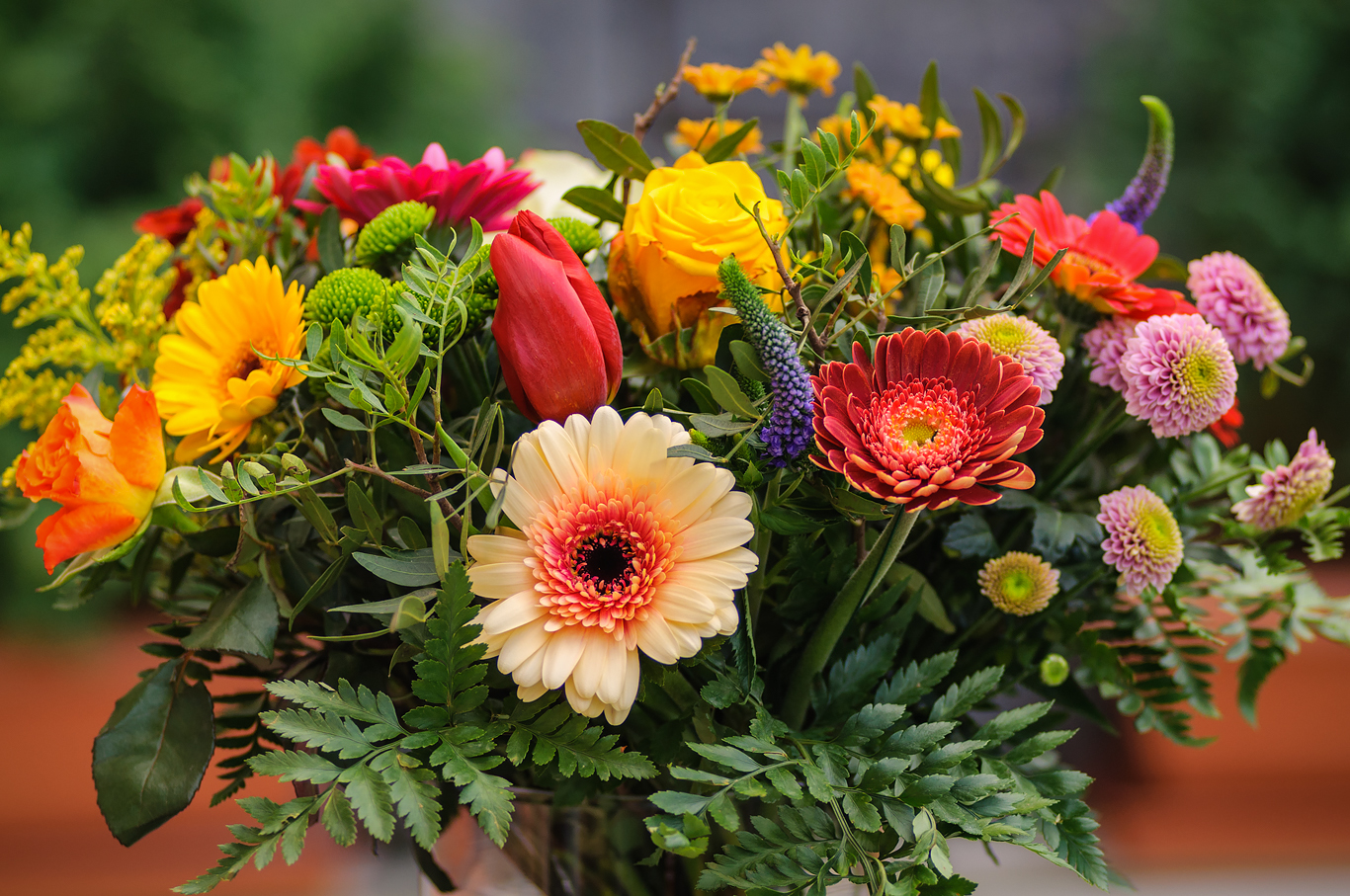 Bunter Blumenstrauß ...