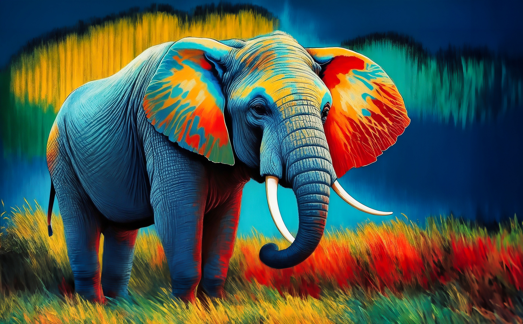 Bunter Elefant