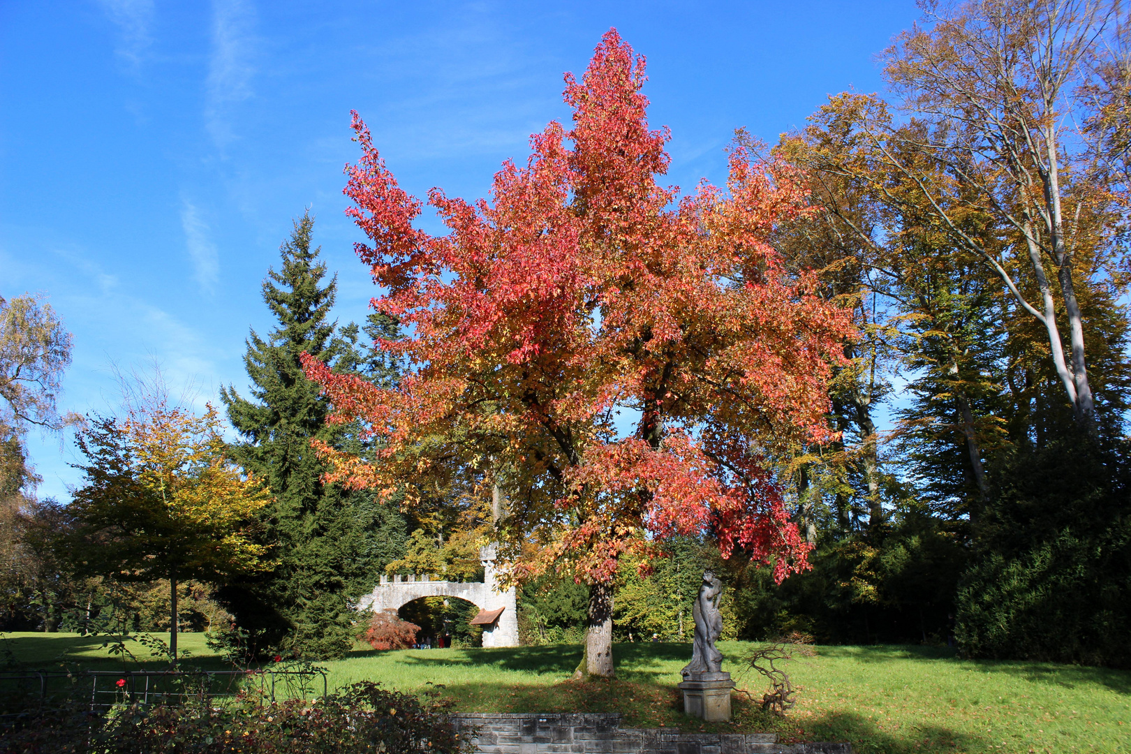 Bunter Herbst im Dreilindenpark ...