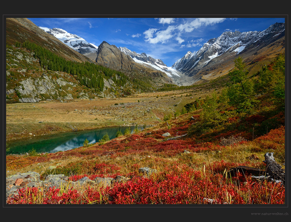 Bunter Herbst im Lötschental