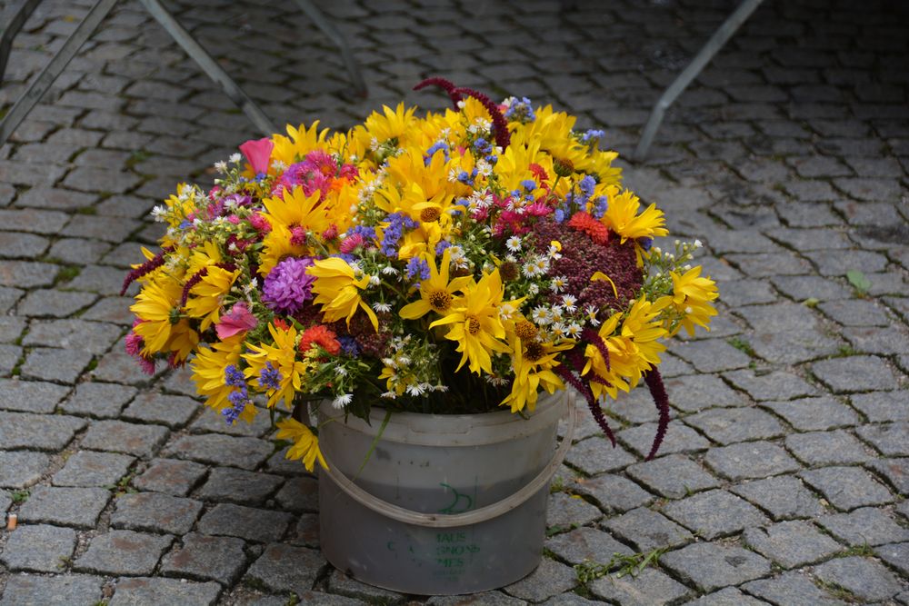 Bunter Herbststrauß