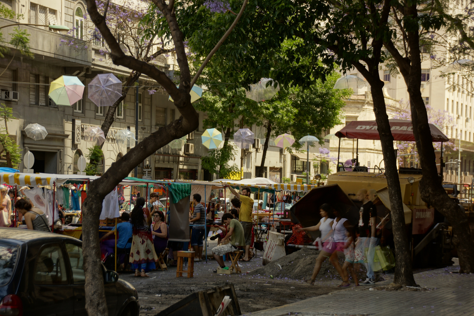 Bunter Markt in Buenos Aires