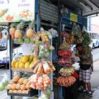 Bunter Obst & Gemüsestand in San José 