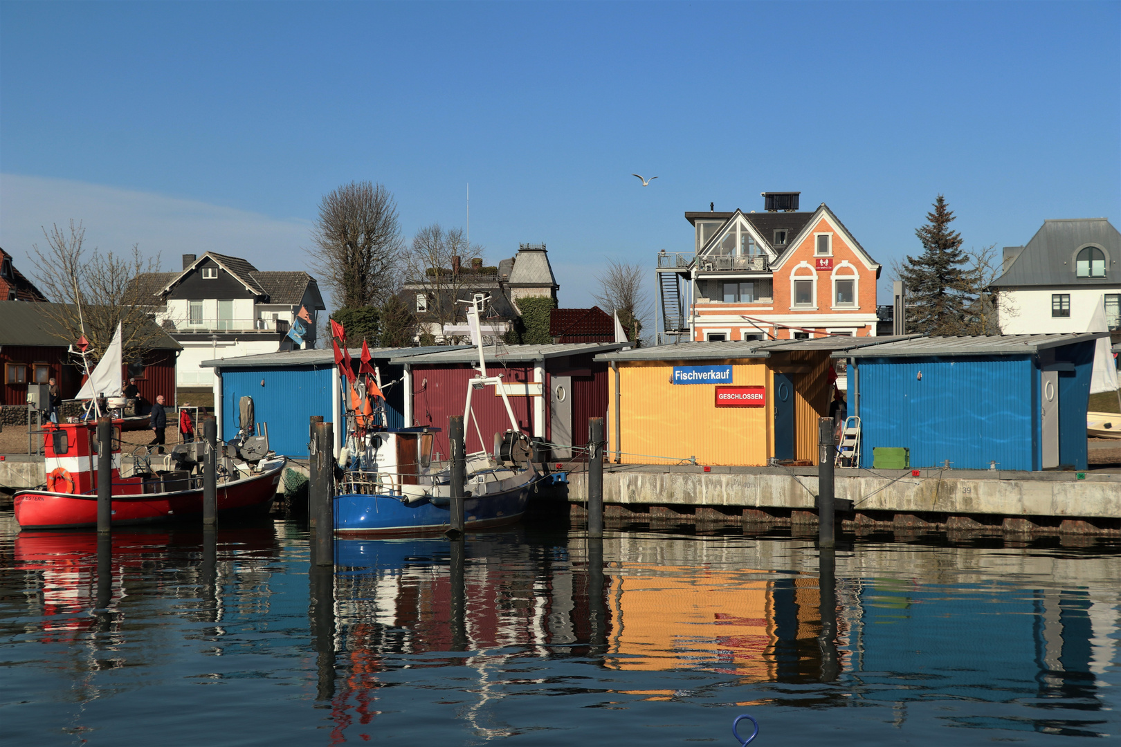 bunter Ostseehafen