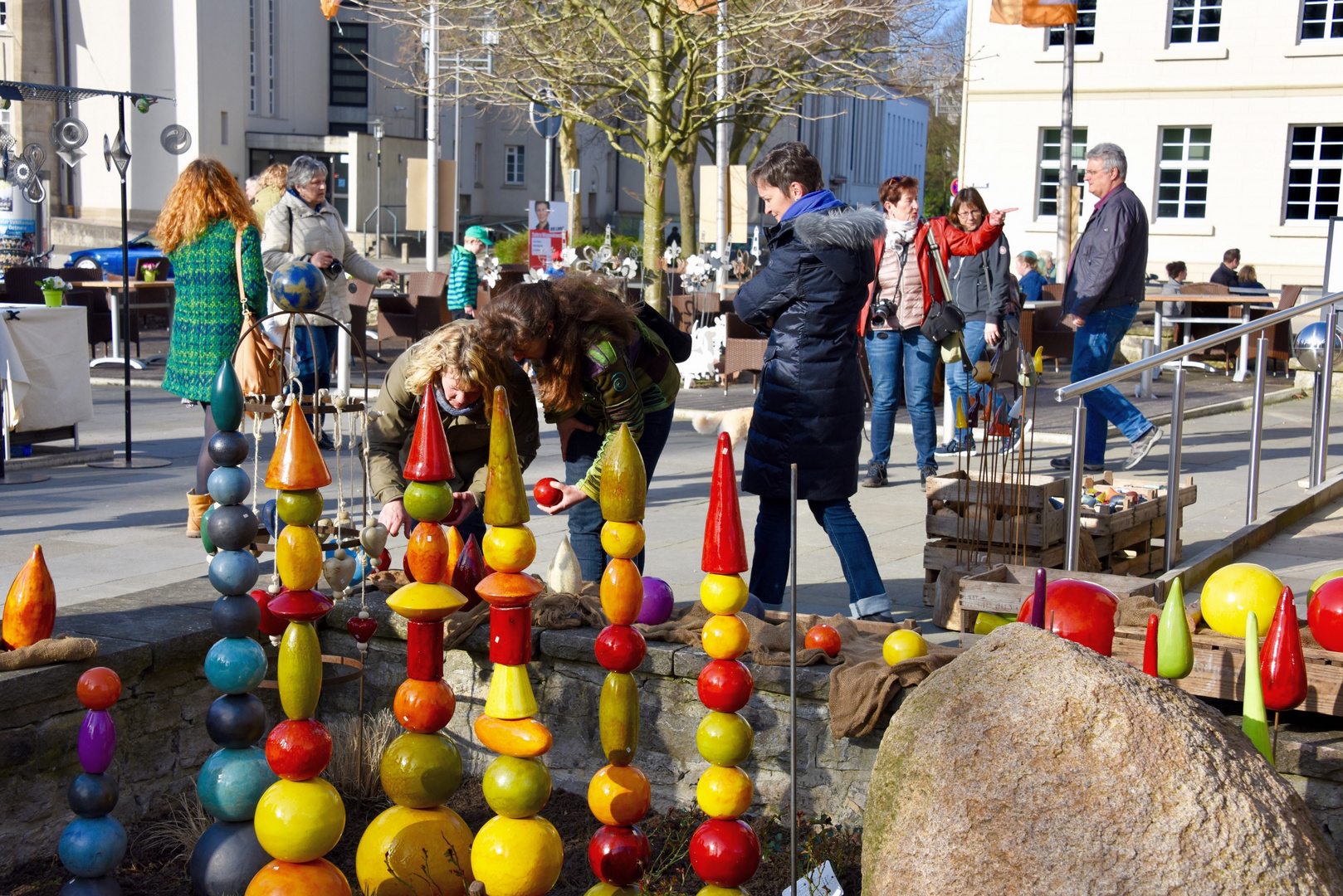 Buntes Foto & Bild streetfotografie mit menschen, kommunikation