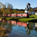 Buntes Bahn im Allgäu