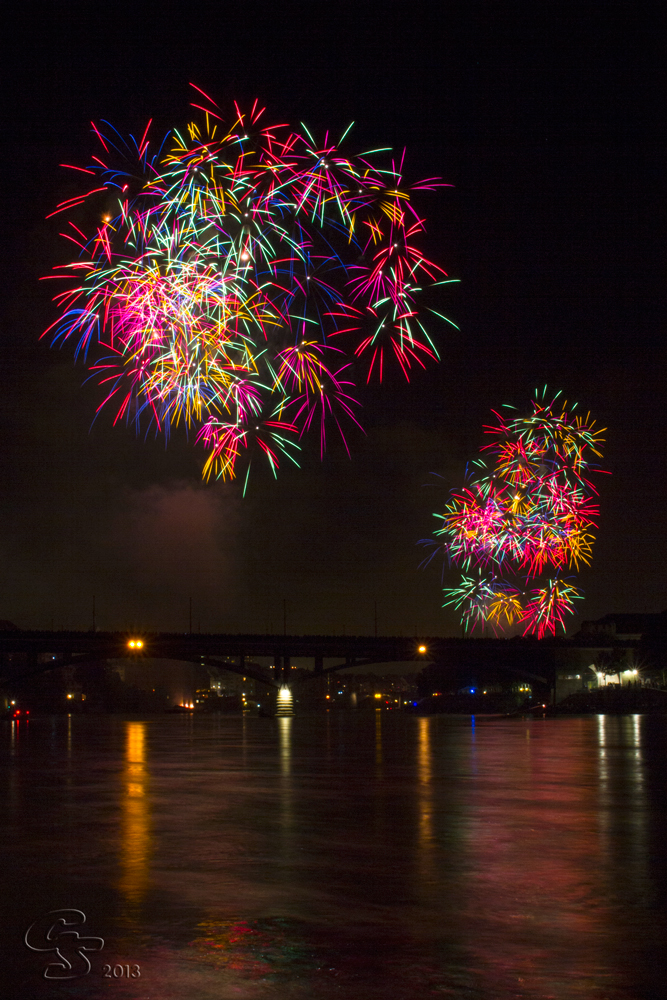 buntes Basler Feuerwerk