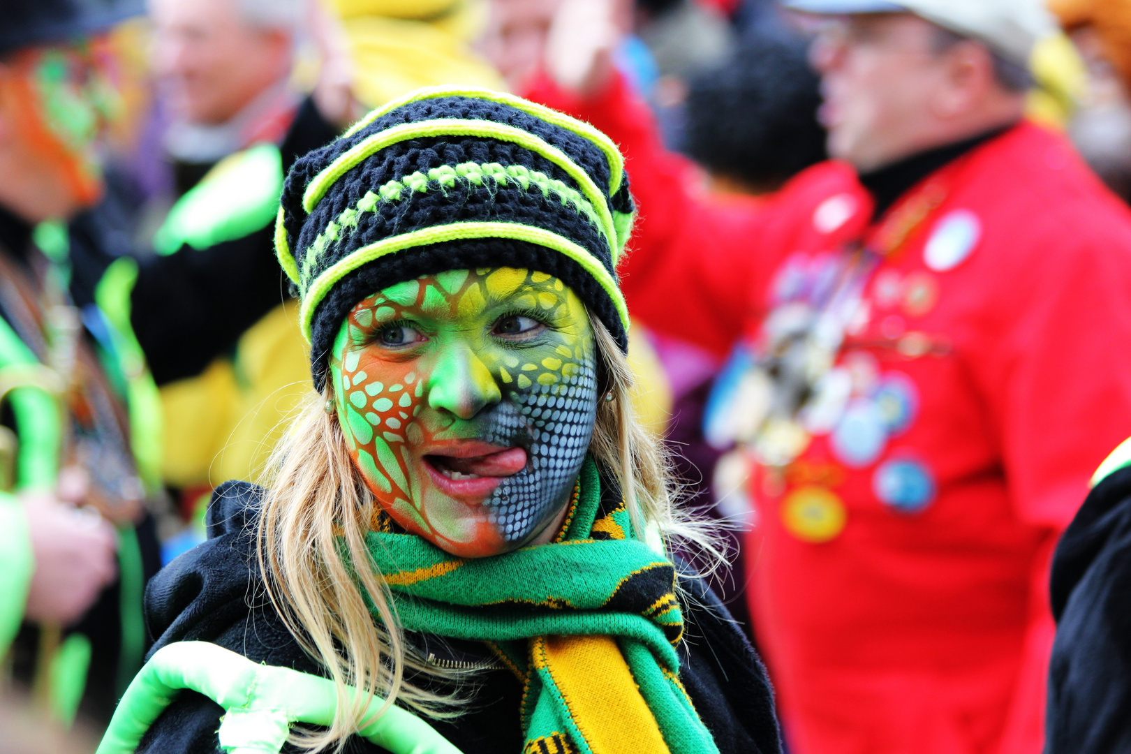 Buntes Fasching Girl