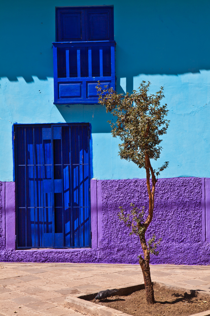 buntes Haus in Pisac