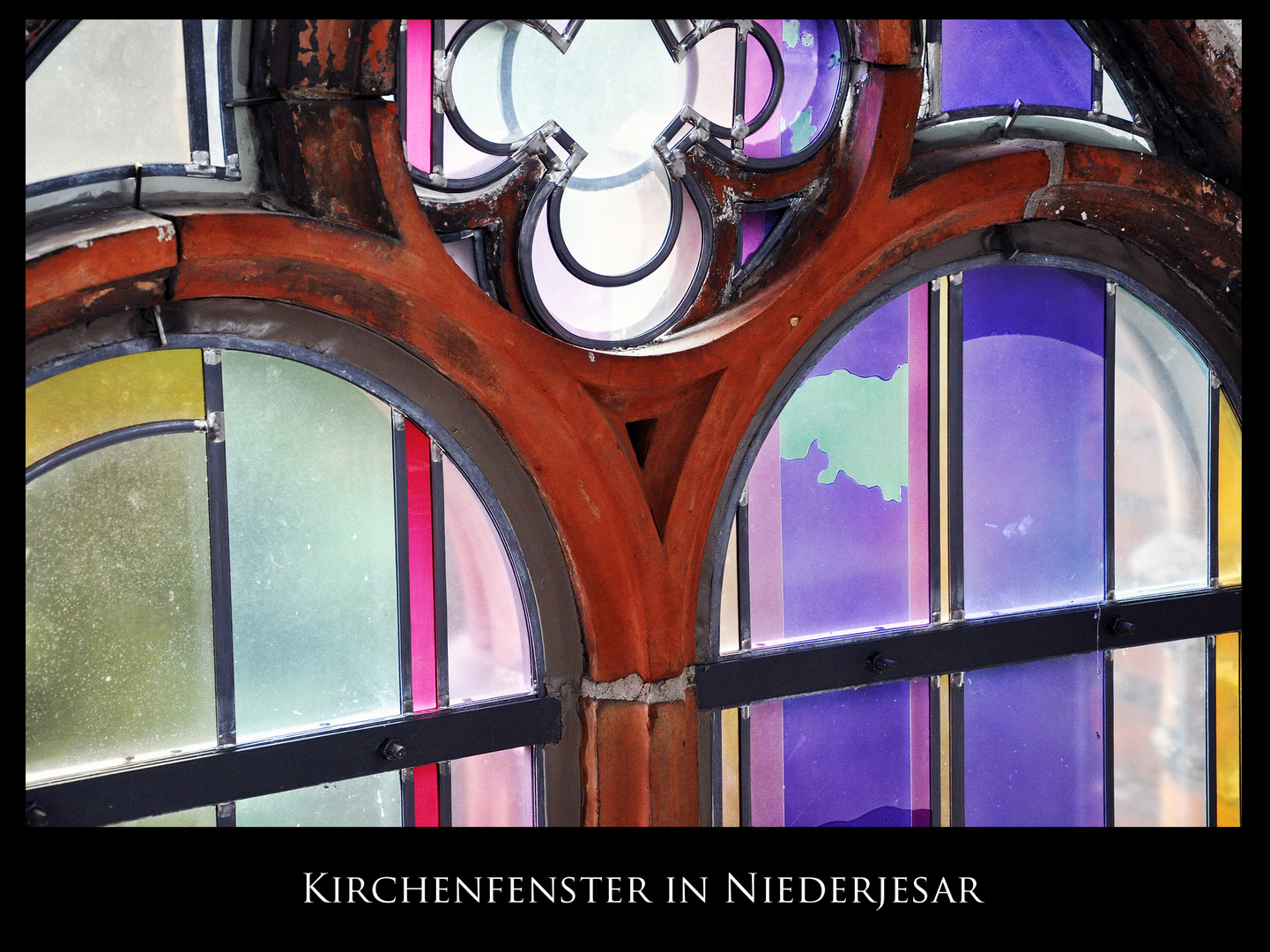 buntes Kirchenfenster