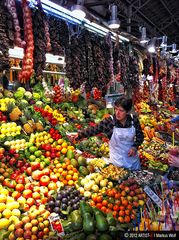 Buntes Markttreiben in Barcelona